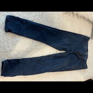 Express Dark Wash High Rise Jeans
